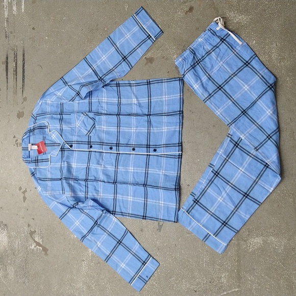 NEW! Men's Plaid Flannel Matching Family Pajama Set - Picture 2 of 4